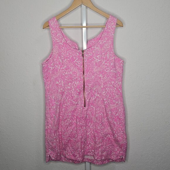 Lilly Pulitzer Target Pink See Ya Later Sleeveless Cotton Shift‎ Mini Dress 16 - Picture 3 of 8